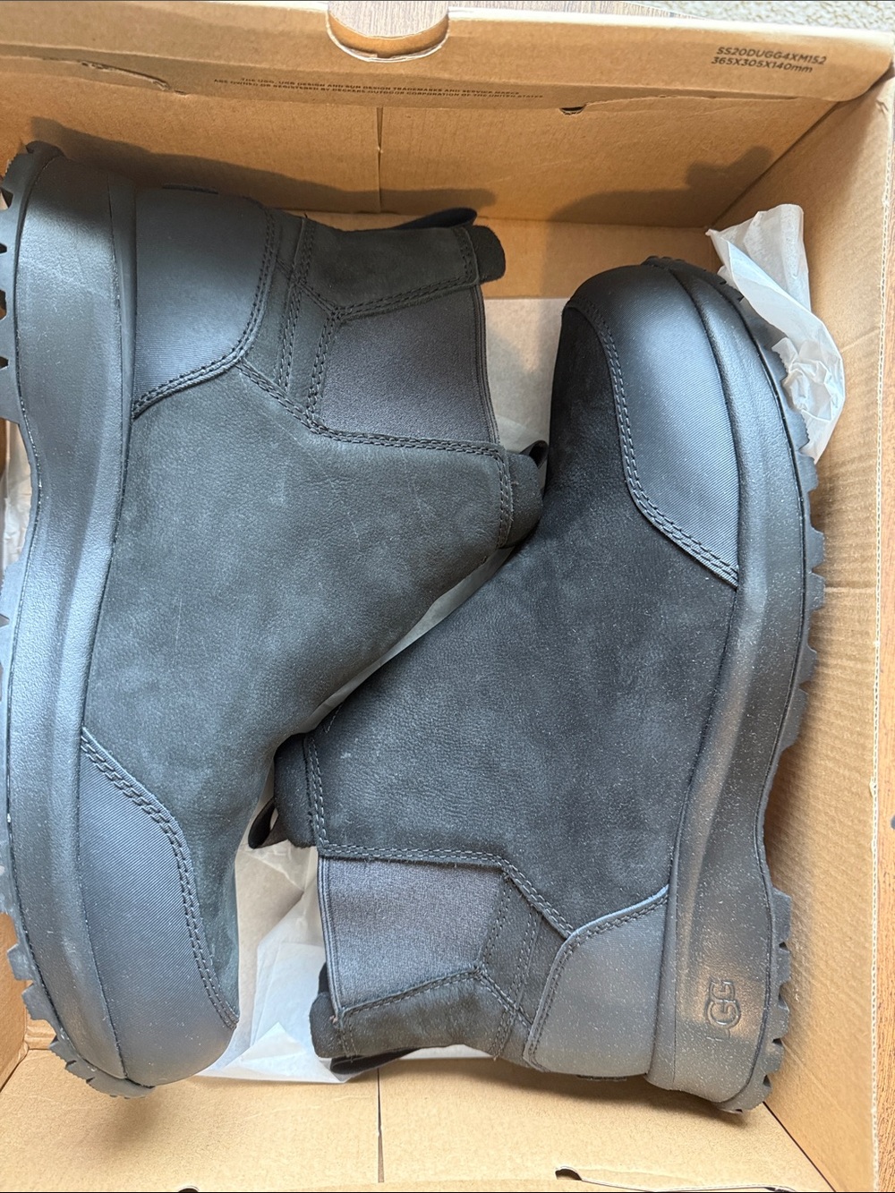 Men's Black Emmett Chelsea Size 13